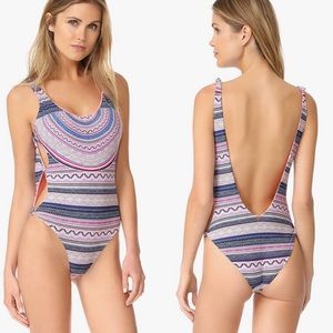 Red Carter Boho Festival One Piece L